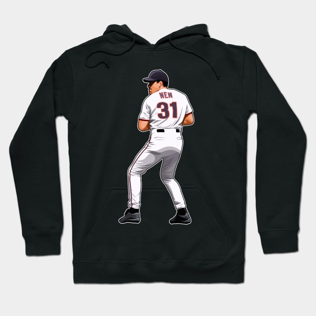 Rob Nen #31 Pitches Legend Hoodie by RunAndGow